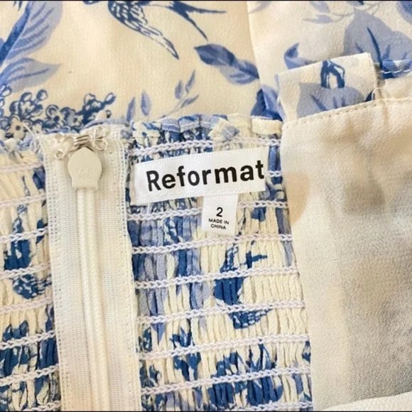 Reformation Nikita Dress in Pompadour - Picture 12 of 14